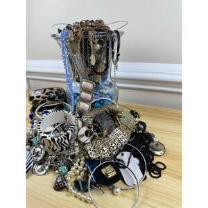 Mystery Jewelry Jar Rings Bracelets Earrings Necklaces Watches All Wearable 5 Lb